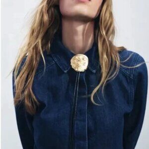 Cowboy Bolo Tie Lariat Cord Necklace